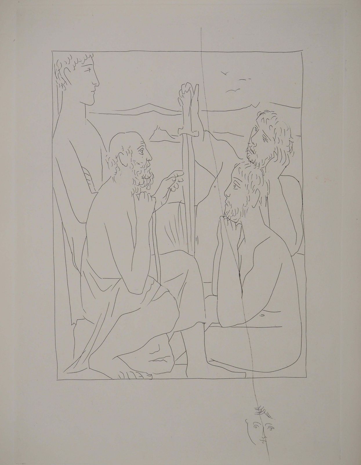 Pablo Picassométarmorphoses D'ovide, Tales Of The Trojan War   Original Etching (Baer #166)1936