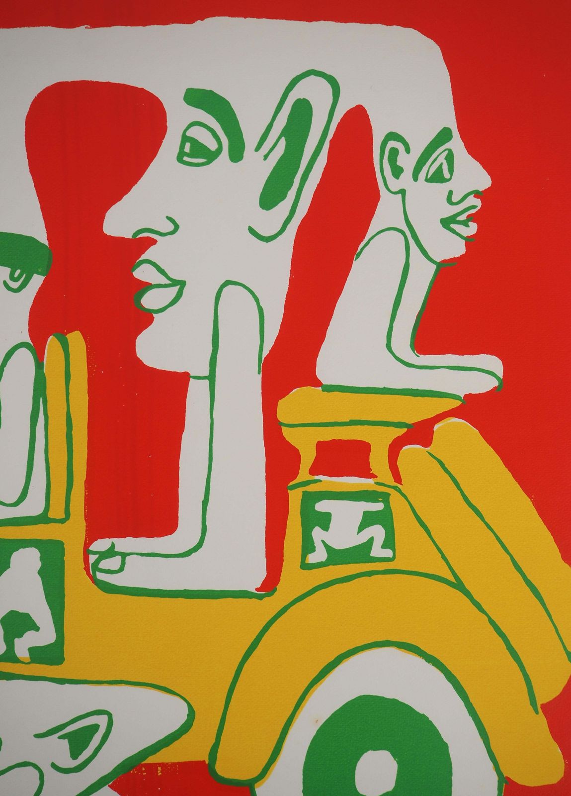 Yvon Taillandierthe Catitipede's Journey   Original Handsigned Screen Print photo for sale
