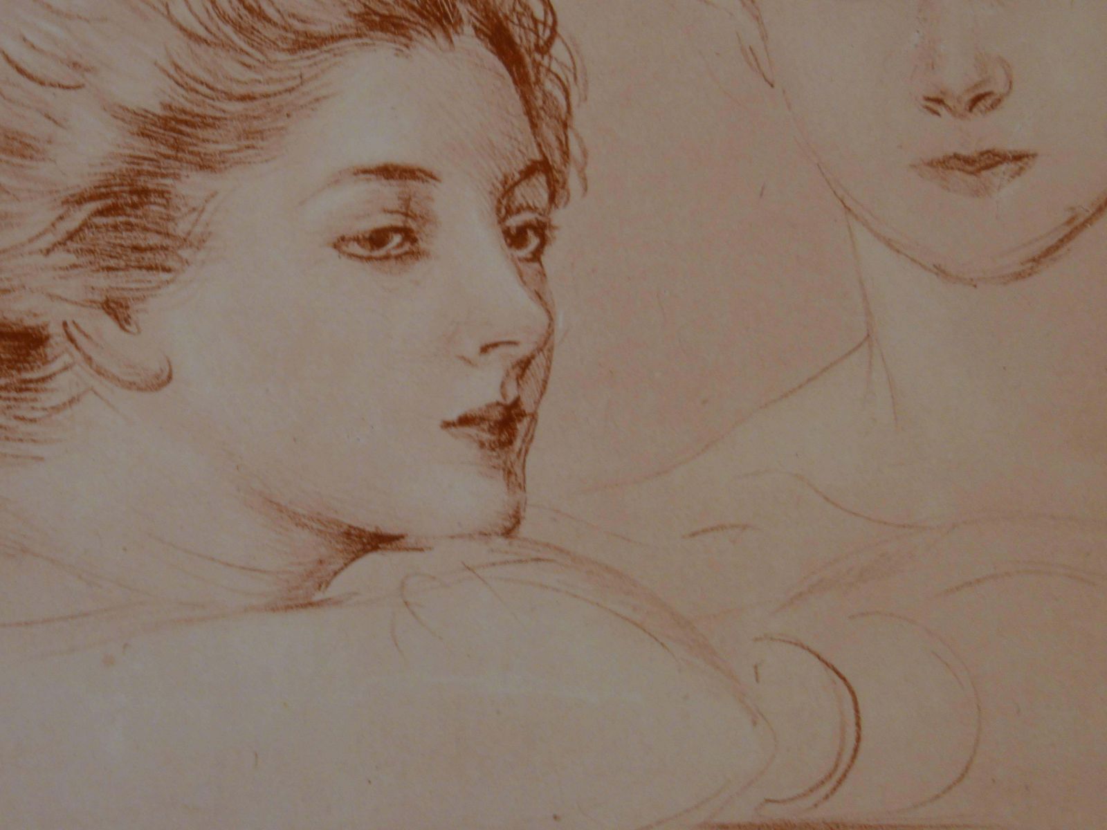 Paul César Helleuclassical Studies Of A Lady   Original Lithograph   Printed Signature, 18971897/98 photo Art
