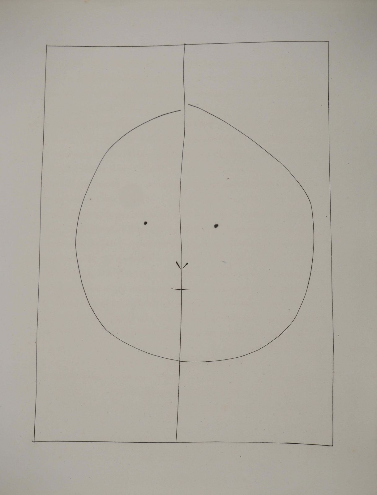 Pablo Picassocarmen, The Round Face   Original Etching (Cramer #52)1949