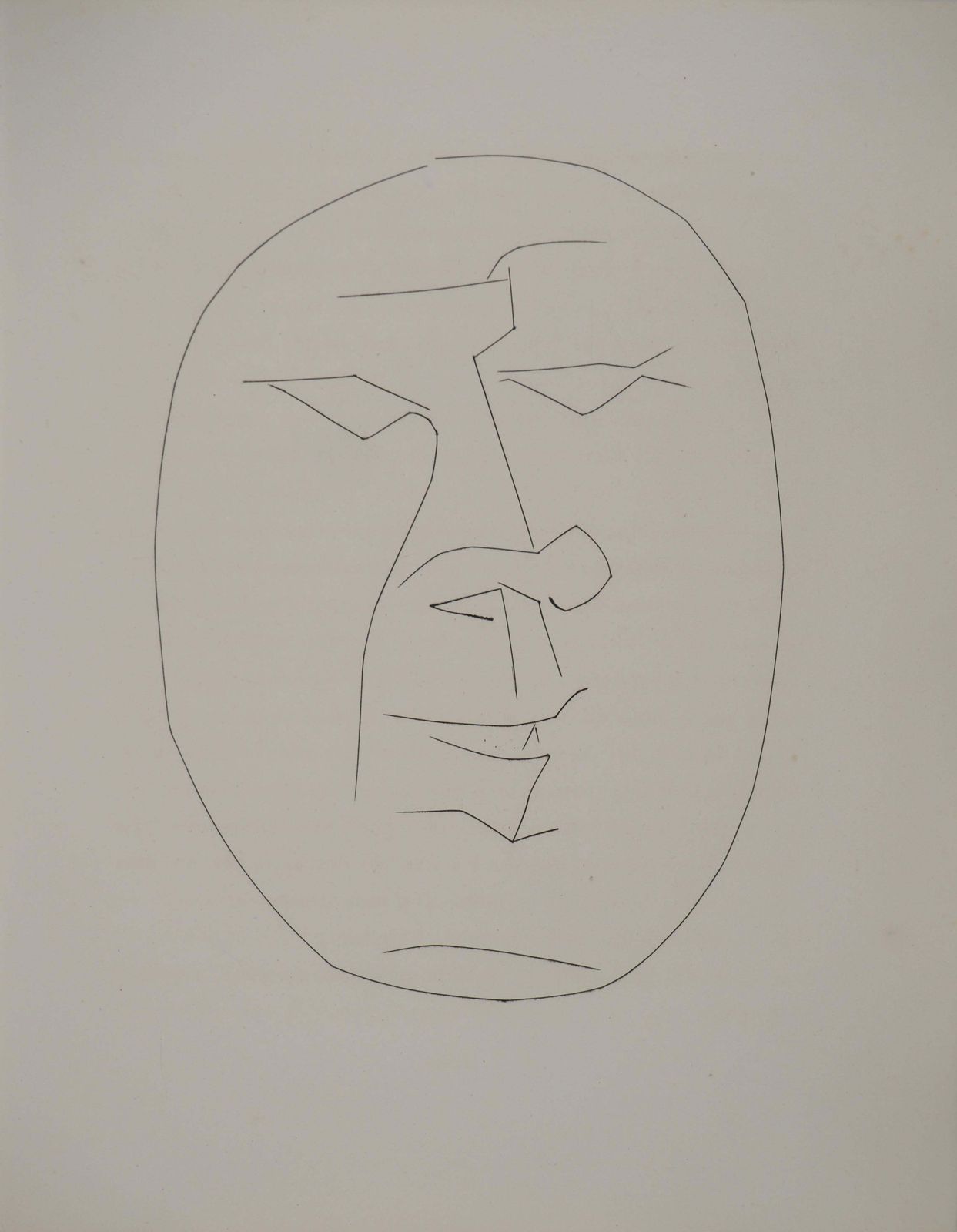 Pablo Picassocarmen, The Smiling Face   Original Etching (Cramer #52)1949