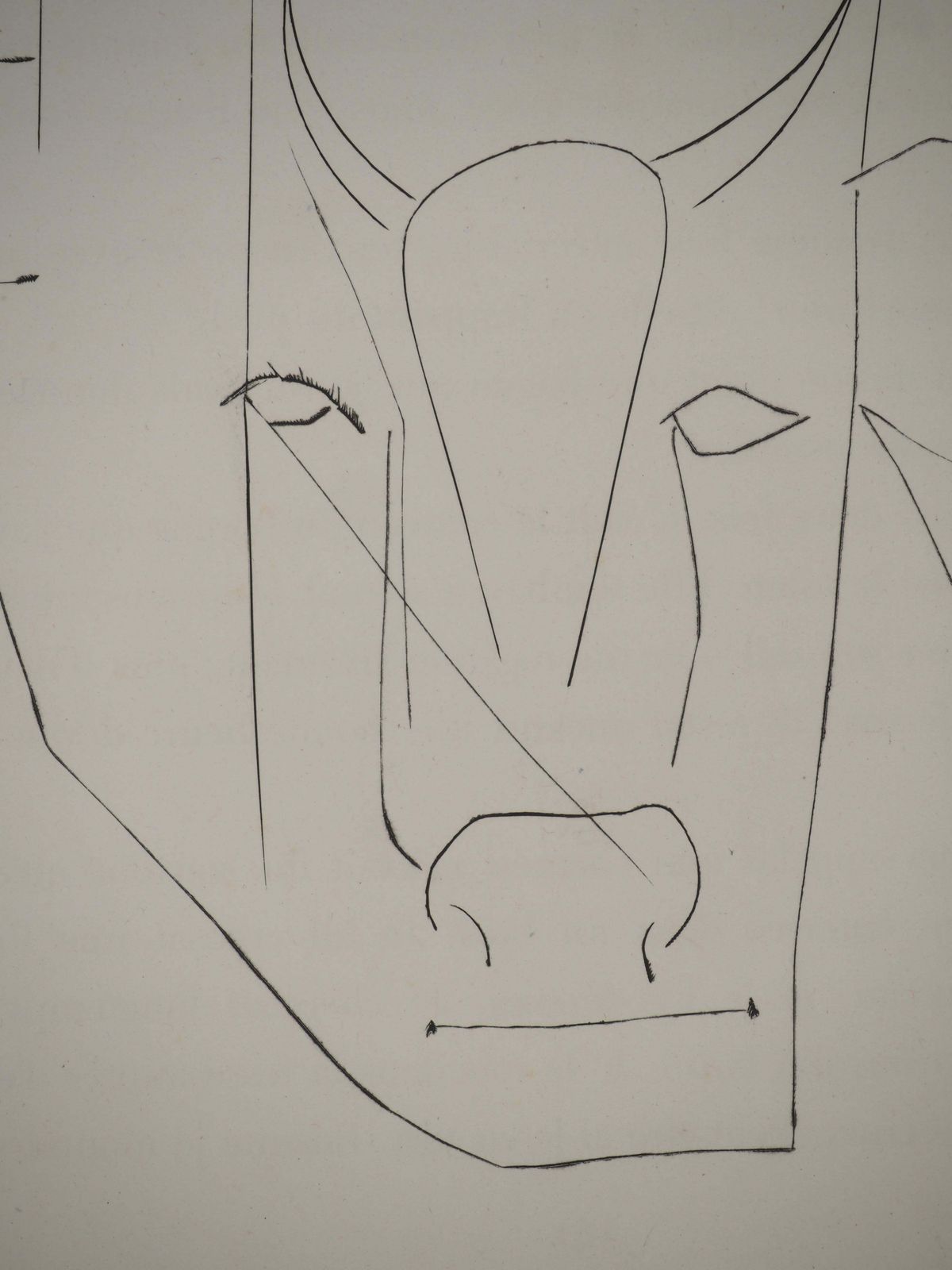 Pablo Picassocarmen, The Bull's Horns   Original Etching (Cramer #52)1949 photo 565.0