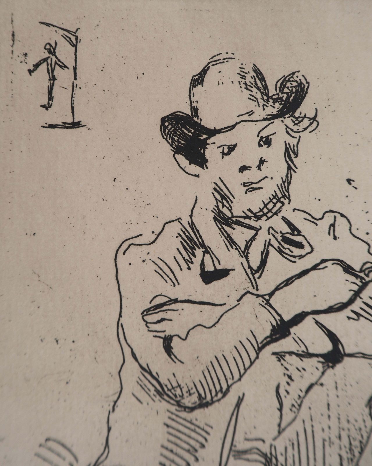 Paul Cézannearmand Guillaumin Au Pendu   Original Etching (Venturi #1159)1923 photo vinterior