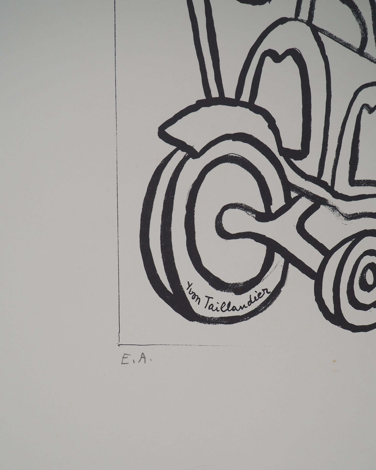 Yvon Taillandierthe Aeroplane, 1984   Original Handsigned Screen Print1984 photo buy