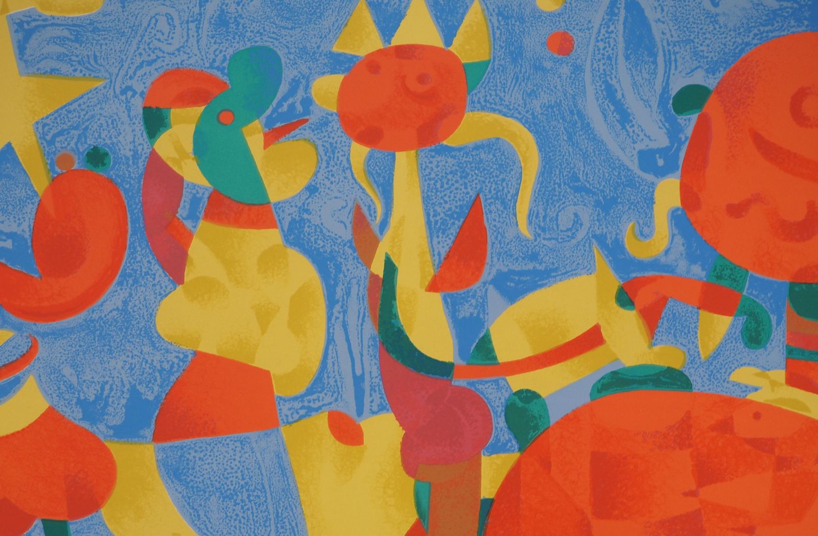 Joan Miróthe King's Feast, King Ubu   Original Lithograph (Maeght #399)1966 photo vinterior