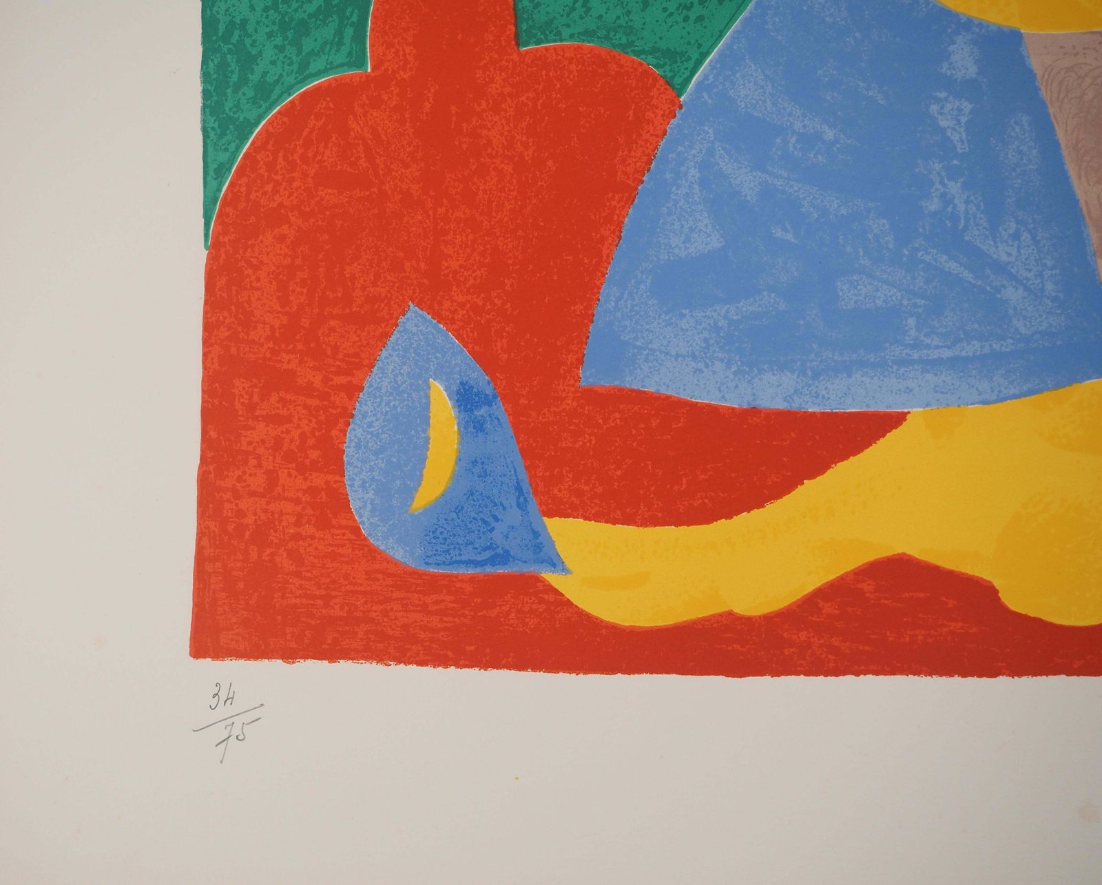 Joan Miródiscussion In The Night, King Ubu   Original Lithograph (Maeght #411)1966 photo furniture