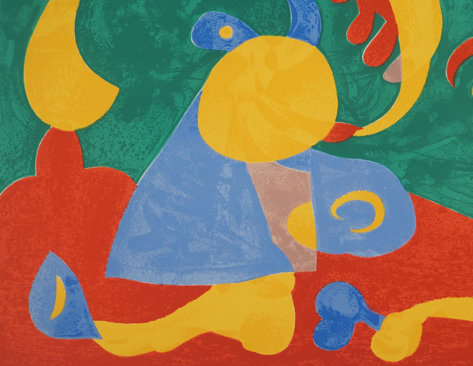 Joan Miródiscussion In The Night, King Ubu   Original Lithograph (Maeght #411)1966 photo vinterior