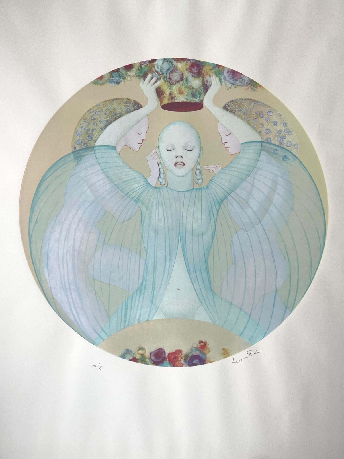 Leonor Fini, Rare Original Silkscreen On Rives Paper, Circa 1970