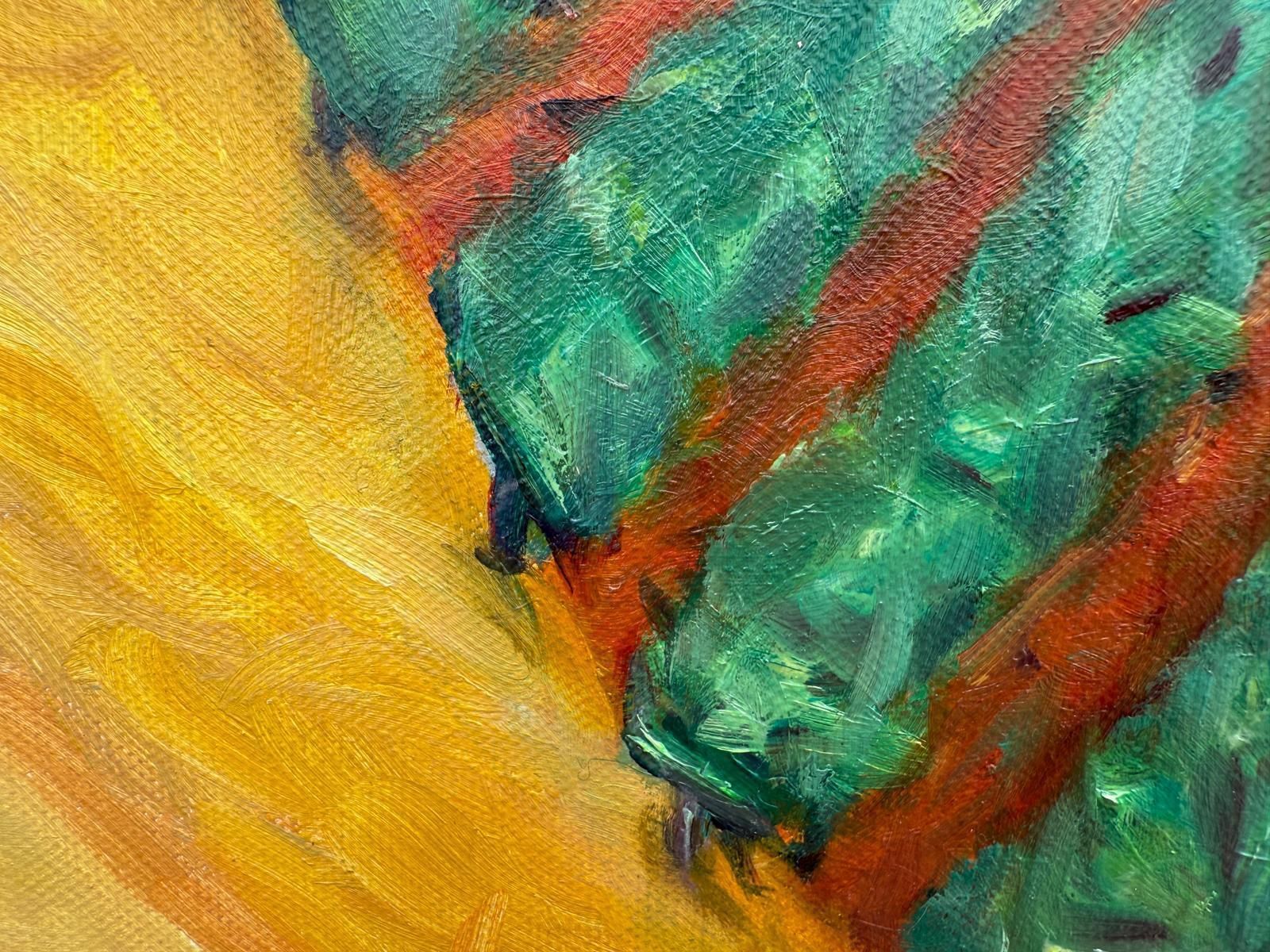 Bernadette Van Baarsen Contemporary Provençal Landscape. 'Randonneur'.2023 photo vinterior