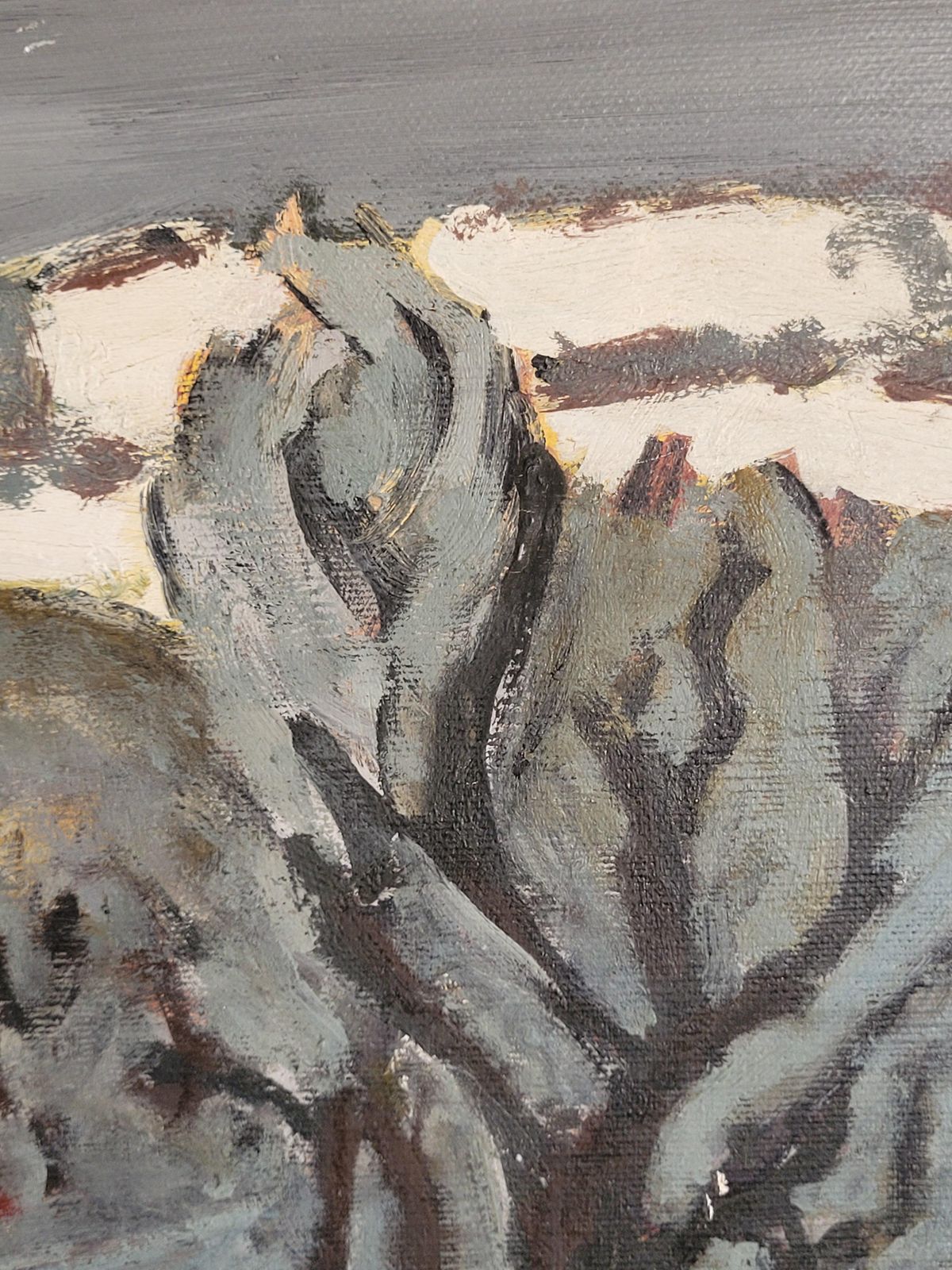 French Mountain Landscape Oil On Canvas. St Victoire At Twilight.. photo 1906.0