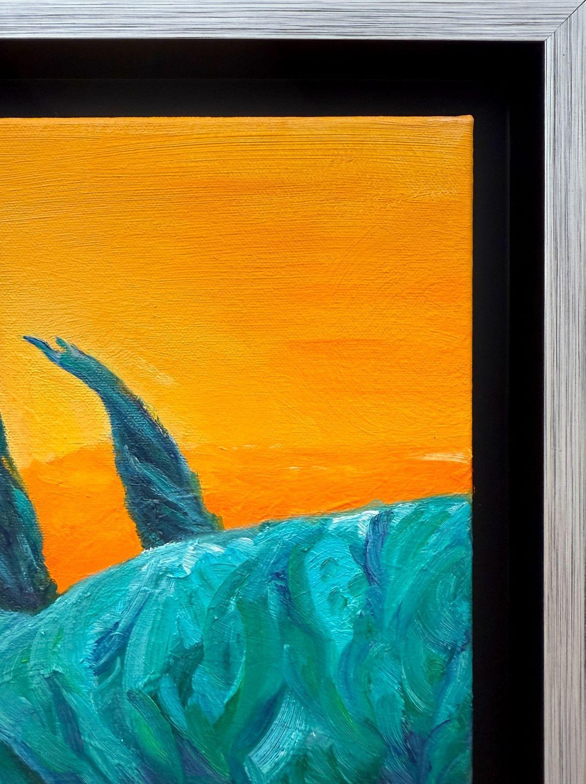 photo furniture Bernadette Van Baarsencontemporary Abstract Expressionist Color Field Landscape. 'Danse D'hiver'.2023