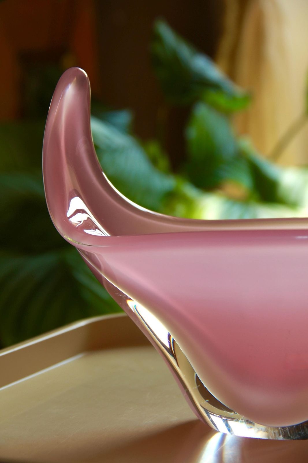 Gaura, Vintage Pink Murano Vase / Catchall / Bowl, Italy, 1970s photo Home Decor