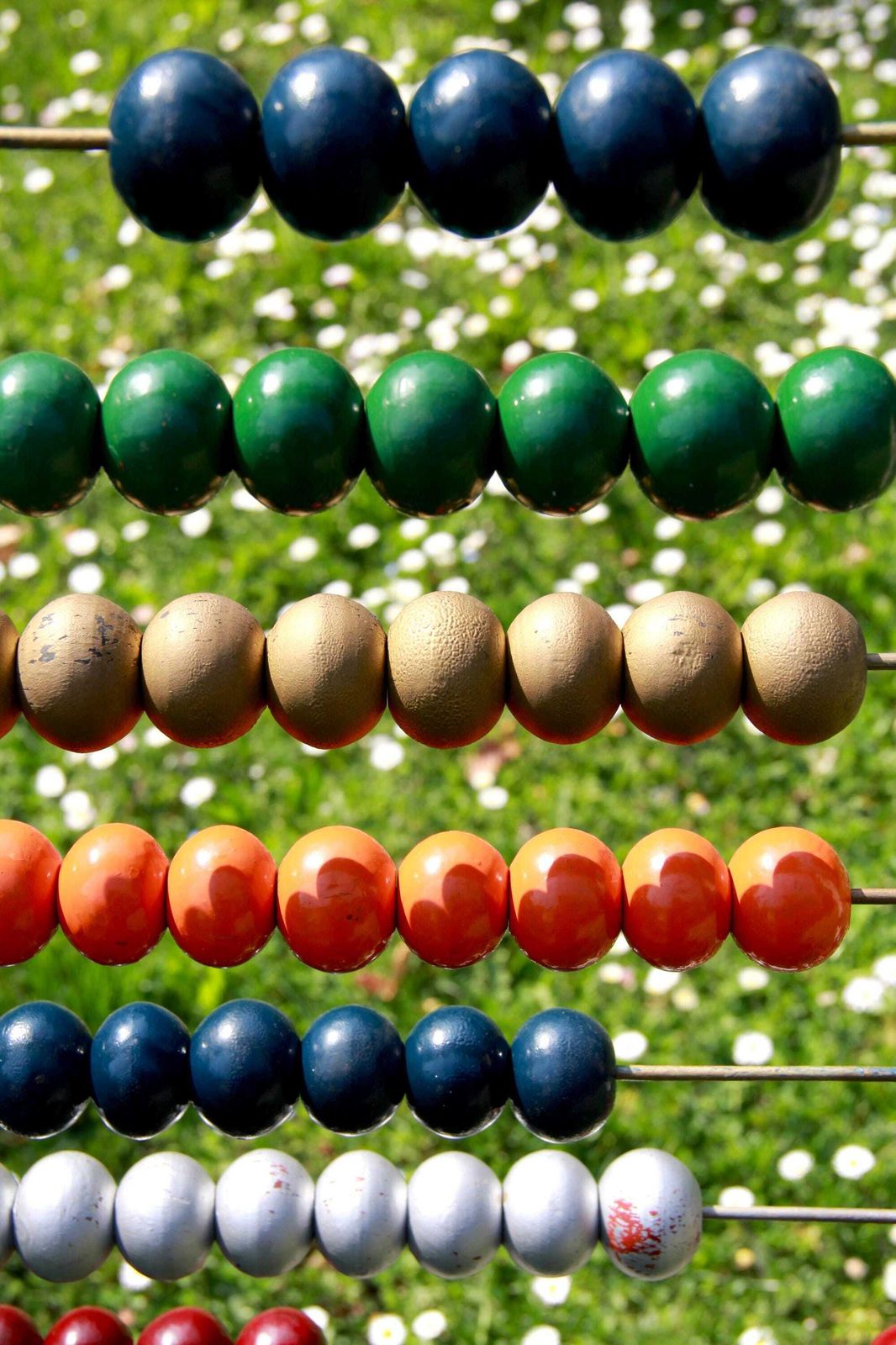 Pallottoliere, Antique Mid Century School Standing Abacus, Italy, 1930s photo vinterior