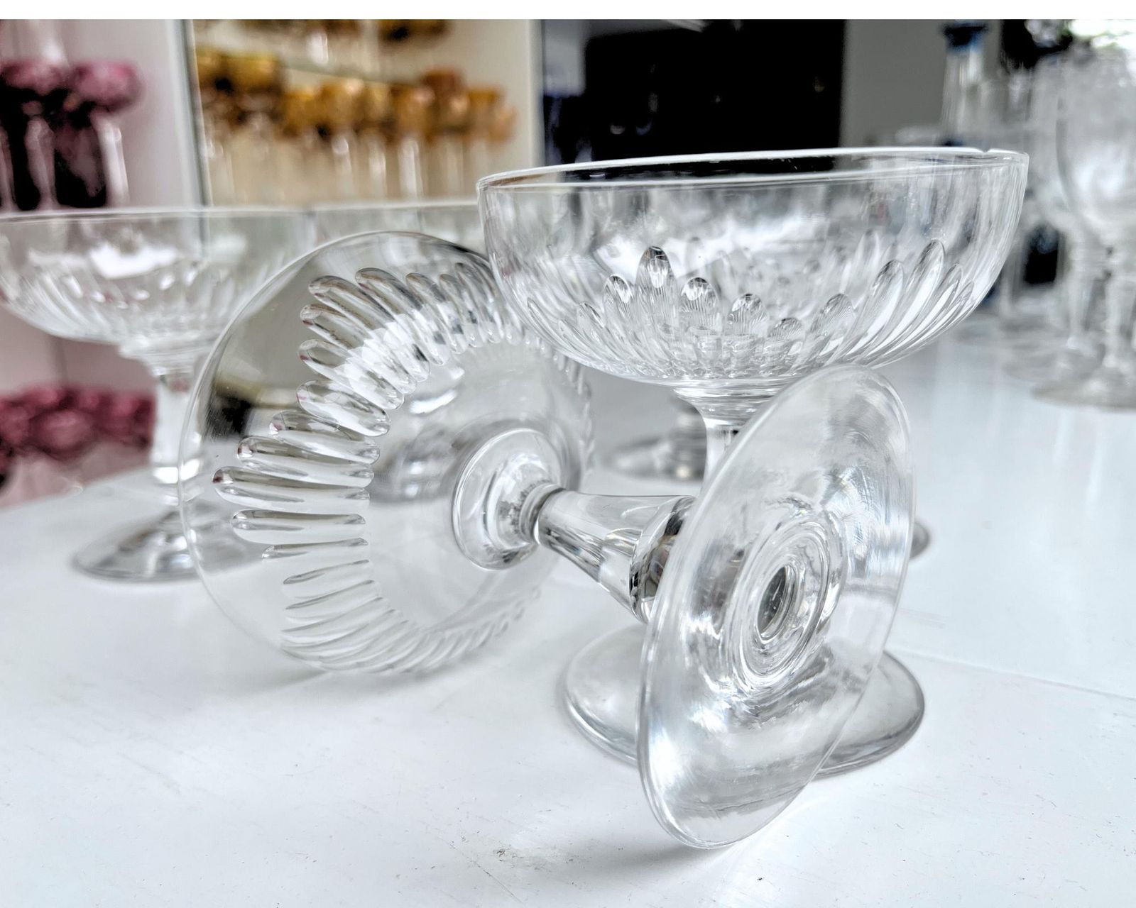 Baccarat Champagne Glasses | 5pcs | 1910 Franceet photo 354.0