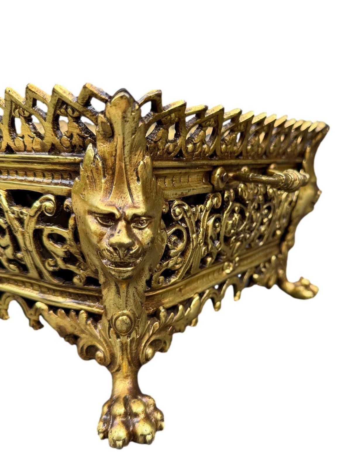 Antique French Gilt Bronze Jardinière, Circa 1920 Centerpiece, Gift For Her photo buy