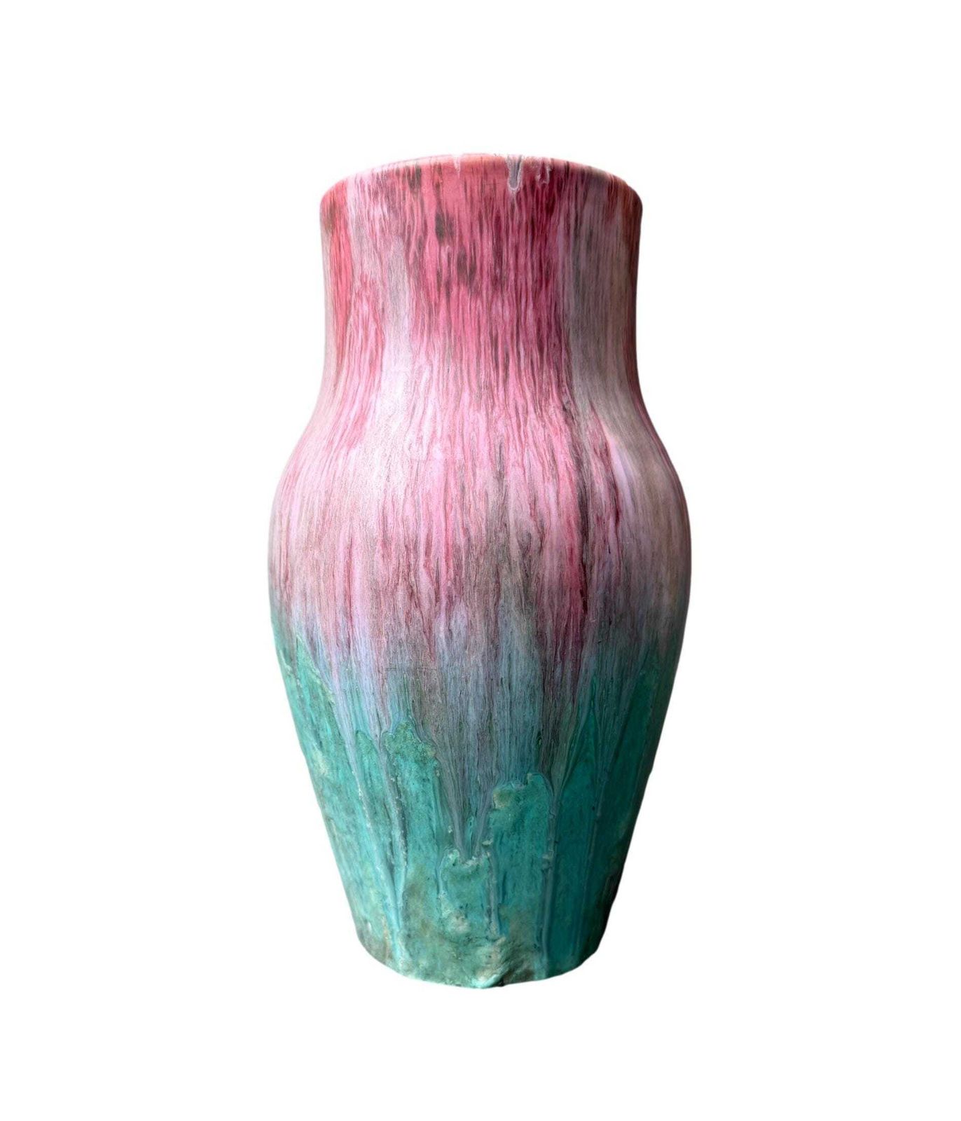 1900's Paul Baudin Vase, Monaco Art Pottery, French Ceramist photo 724.0