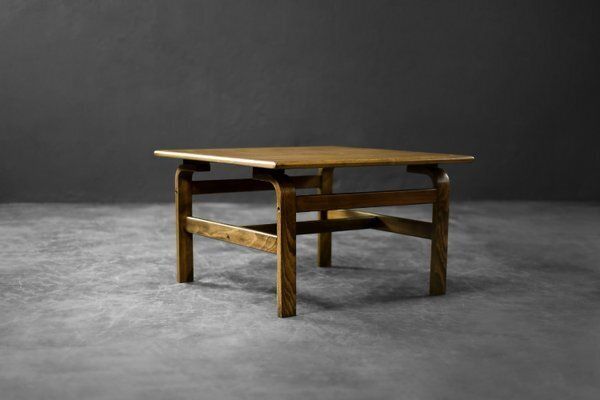 Mid Century Scandinavian Modern Oak Coffee Table By Karl Erik Ekselius For Joc Vetlanda, 1960s