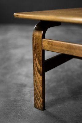 photo for sale Mid Century Scandinavian Modern Oak Coffee Table By Karl Erik Ekselius For Joc Vetlanda, 1960s