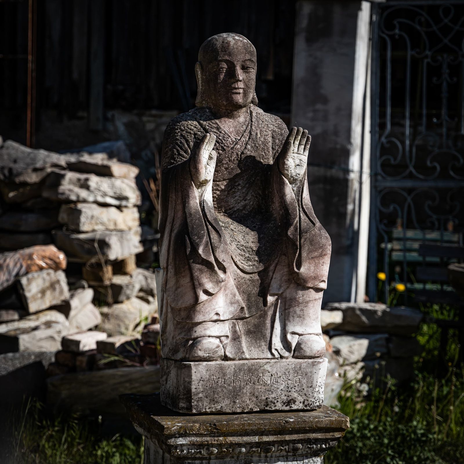 Sculpture Of A Buddhist Monk, 21st Century