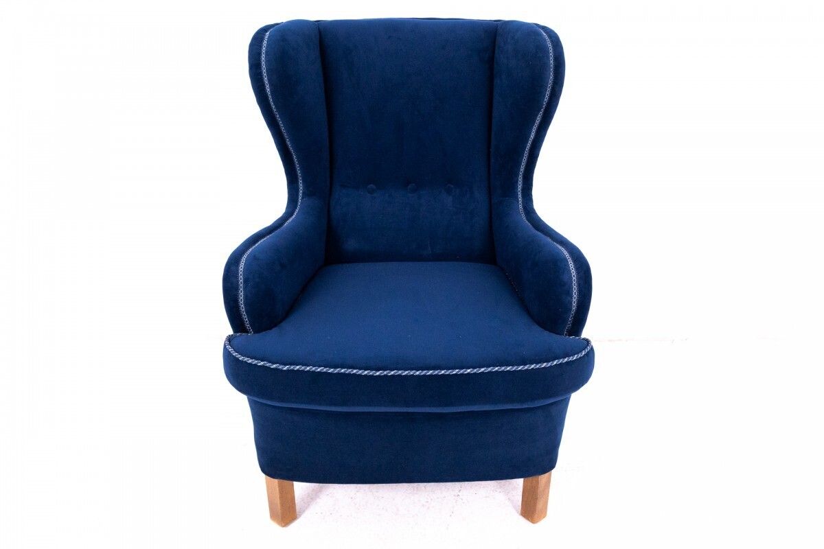 Wingback Armchairs, Northern Europe, Mid 20th Century. After Renovation. photo vintage