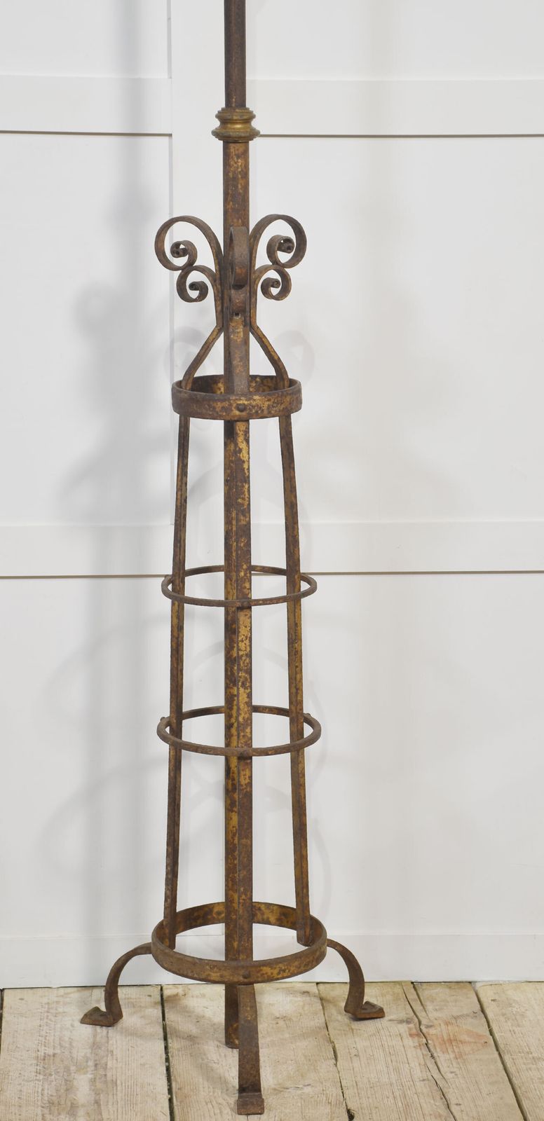 Pair Of Cast Iron Gas Light Candelabras photo 4734.0