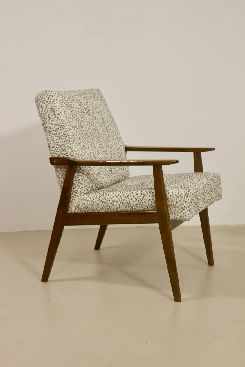Henryk Lis 300 190 Armchair Year 70 Loop Fabric Ref: Balisto photo 516.0
