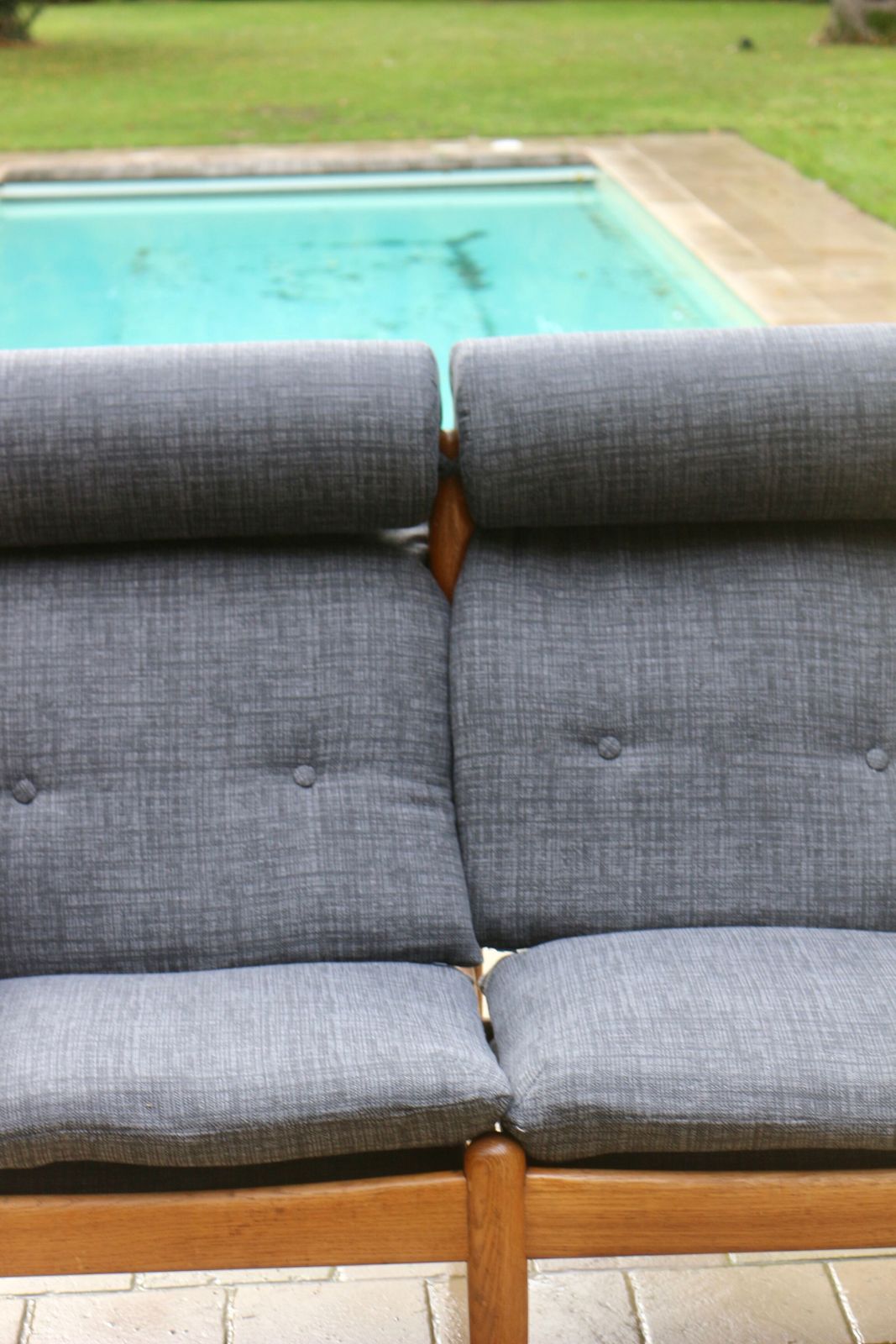 photo vintage 2 Seater Sofa Year 1960 By Eric Merthen For Ire Møbler, Sweden 196