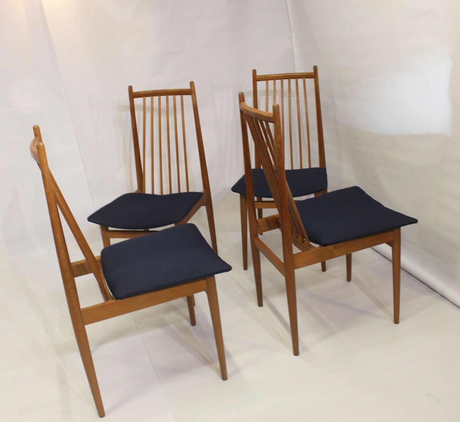 Set Of 4 Scandinavian Chairs Year 70s photo Furniture