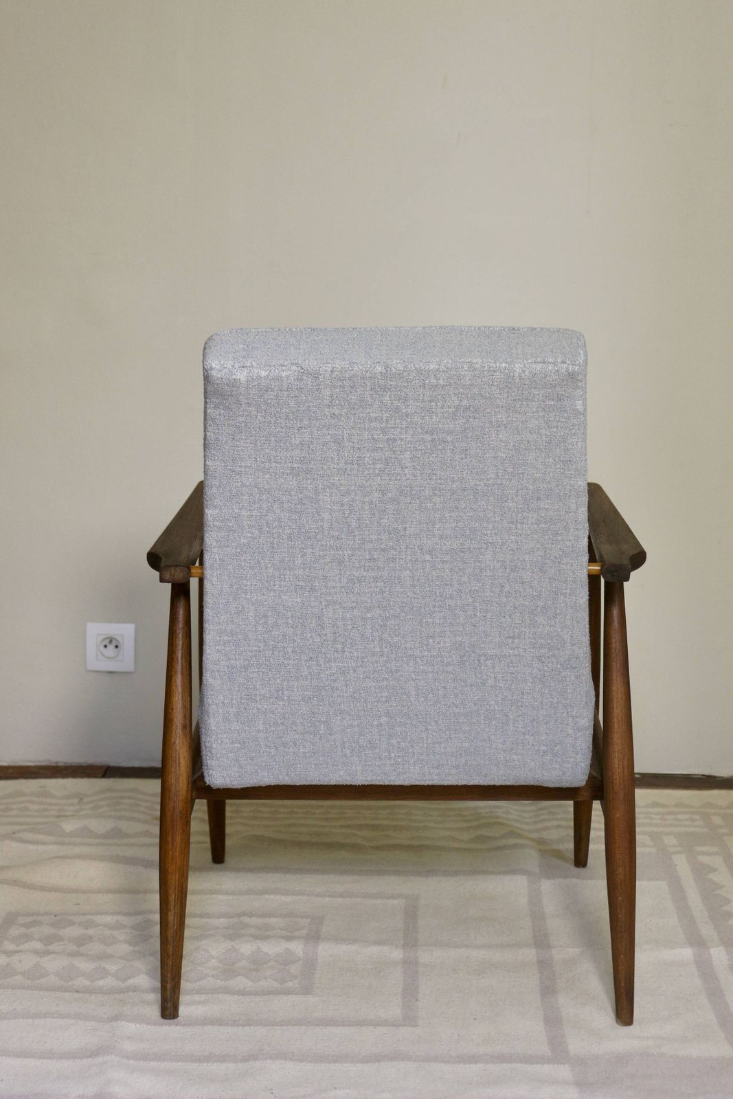 Henryk Lis 300 190 Armchair From The 70s In Bouclette Fabric Ref: Franky photo vinterior