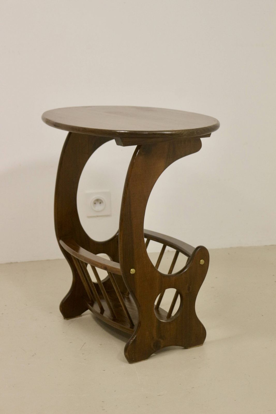 Wooden Living Room Coffee Table With Magazine Storage Rack. Ref Mia photo buy