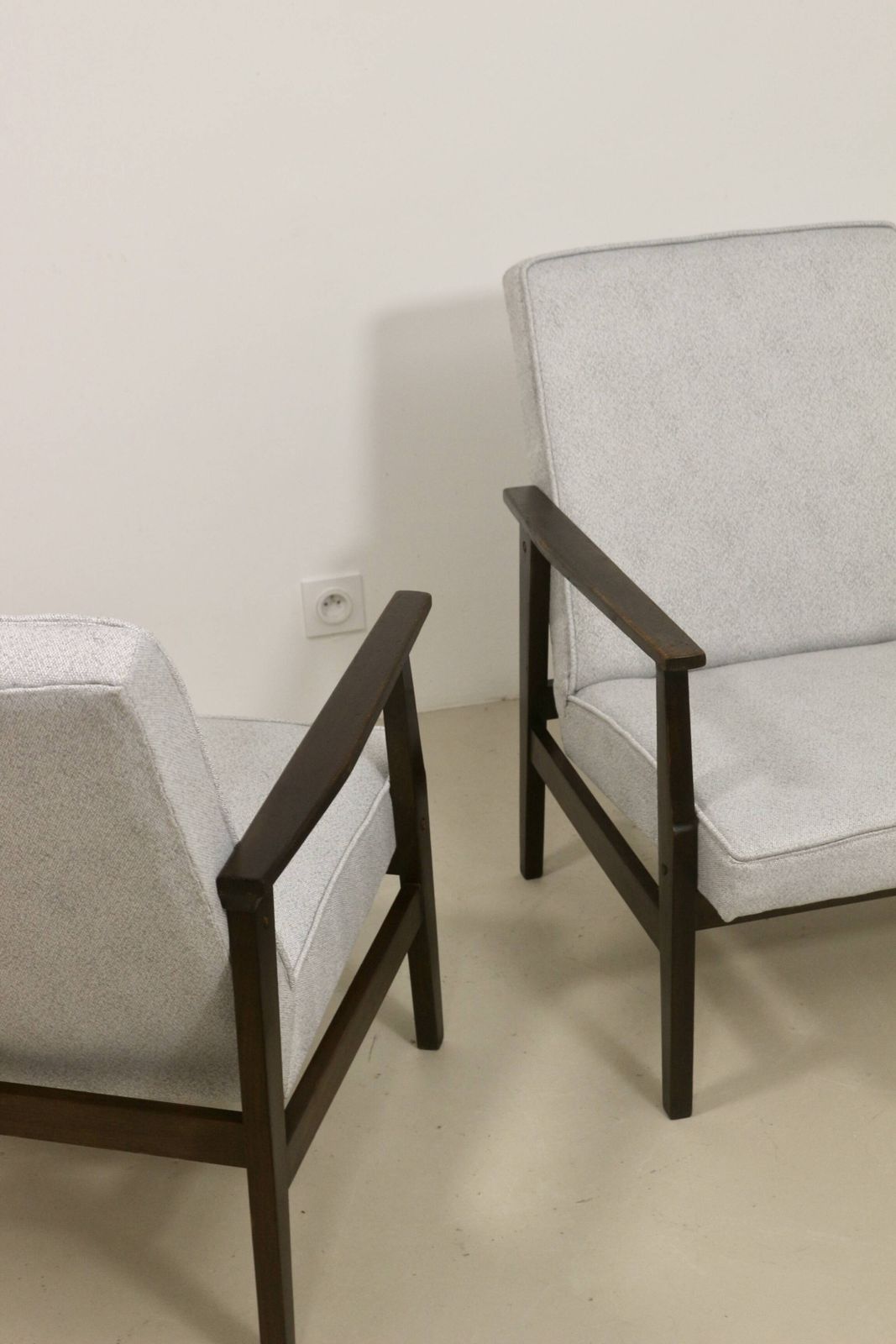 Furniture Pair Of Armchairs, 1970s, Vintage photo