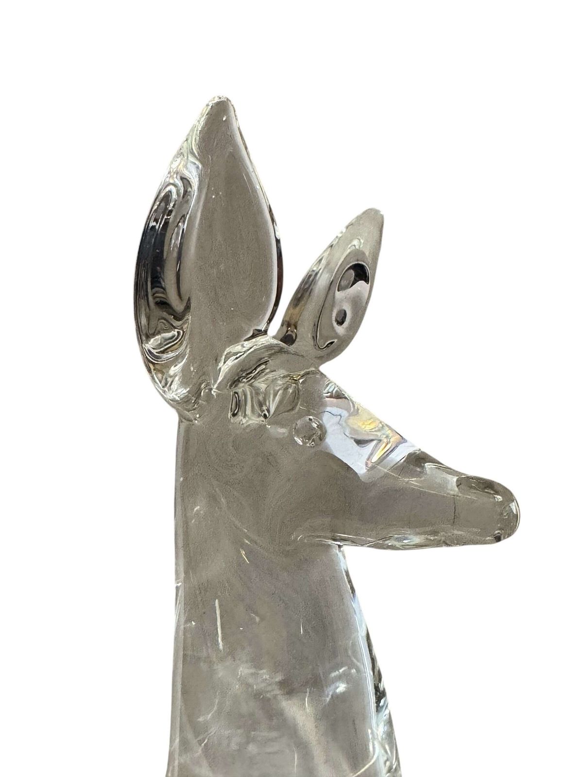 Murano Glass Kangaroo By Seguso Vetri D’arte Vintage Italian Glass Fig photo buy
