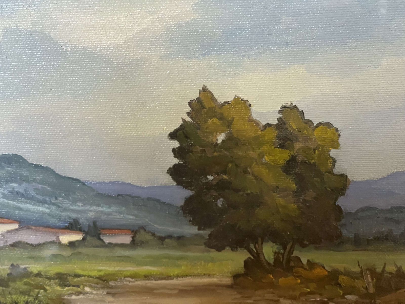 Italian Landscape Oil Painting By Renato Cappelli photo vinterior