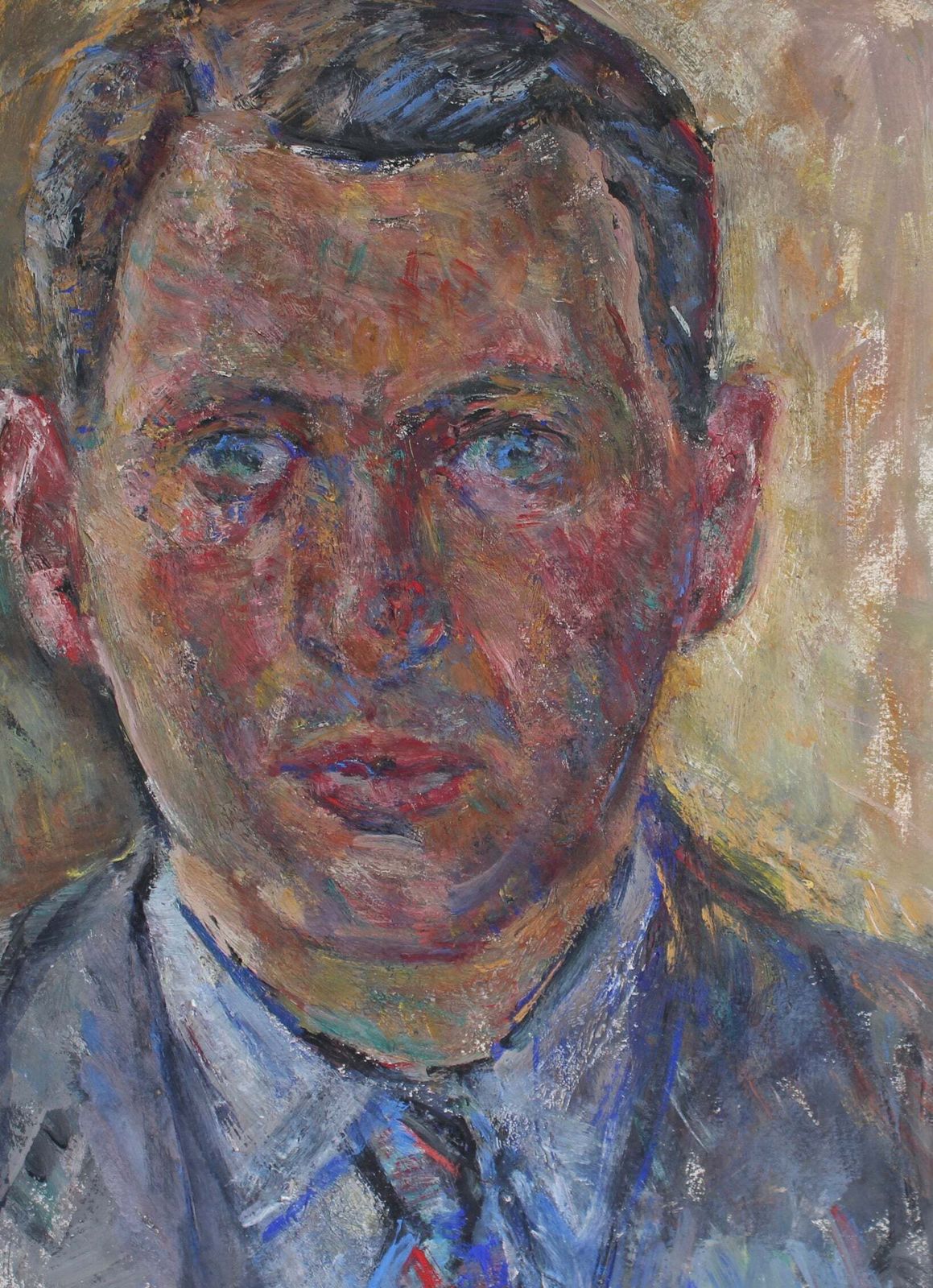 'Portrait Of A Man', French School (Circa 1970s) photo Art