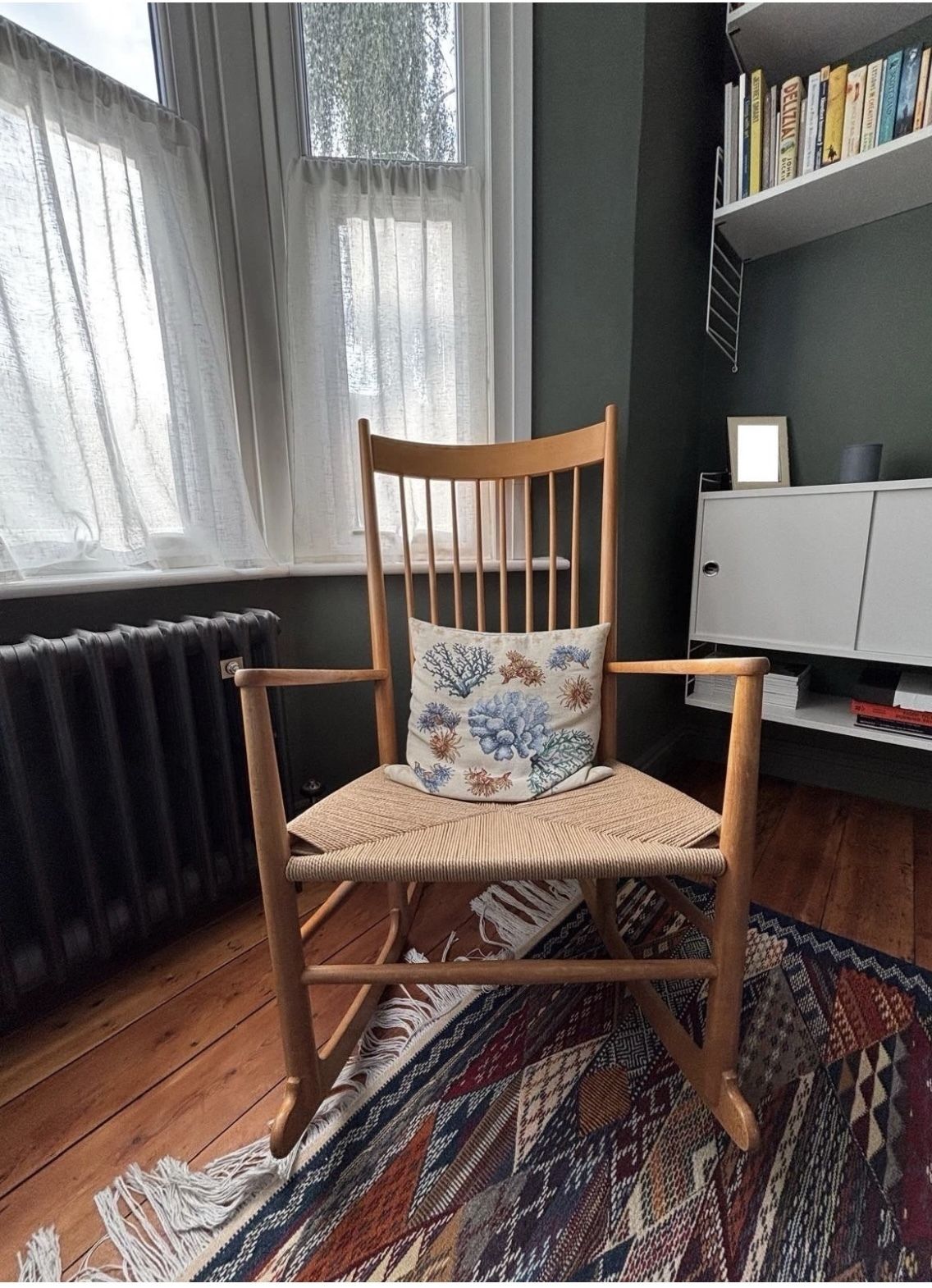 Hans Wegner J16 Rocking Chair Danish Mid Century Modern