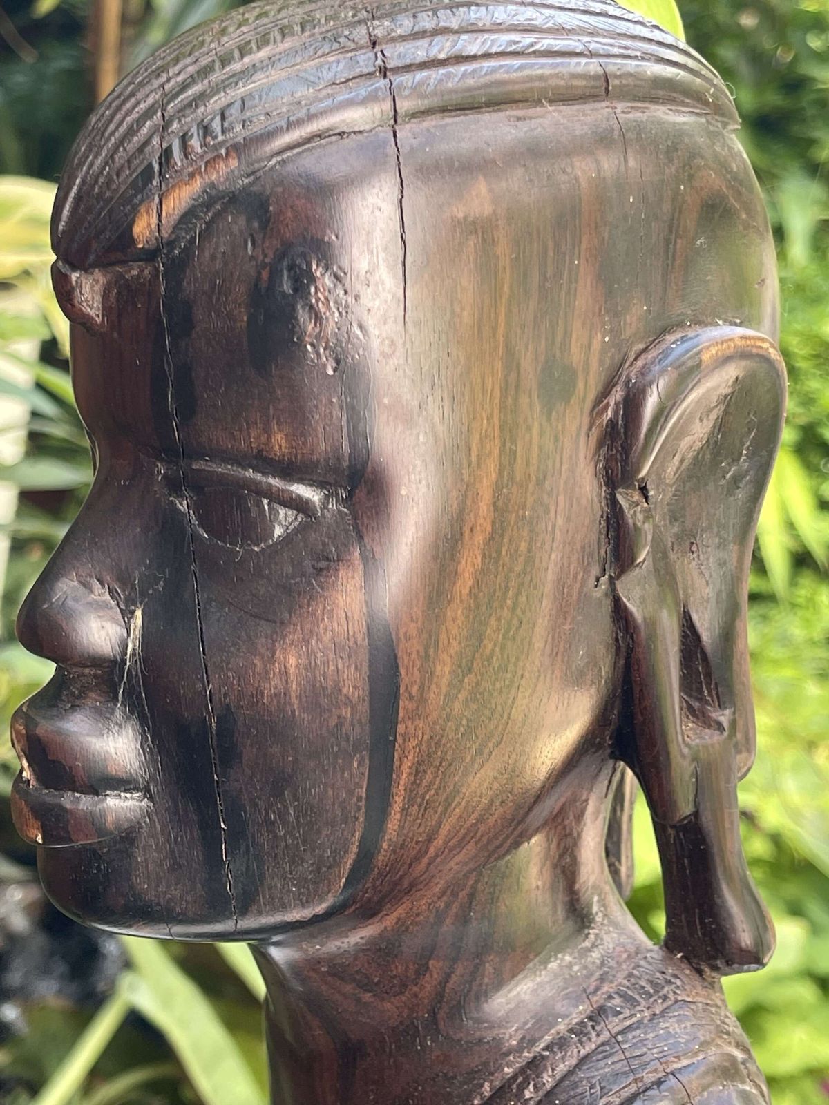 A Set Of Three Tribal African Hand Carved Figures photo vinterior
