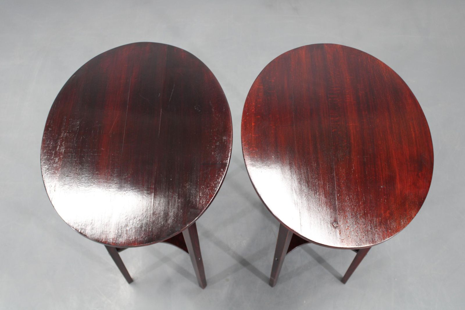 1930s Pair Of Restored Thonet Side Tables No. 206, Czechoslovakia photo for sale