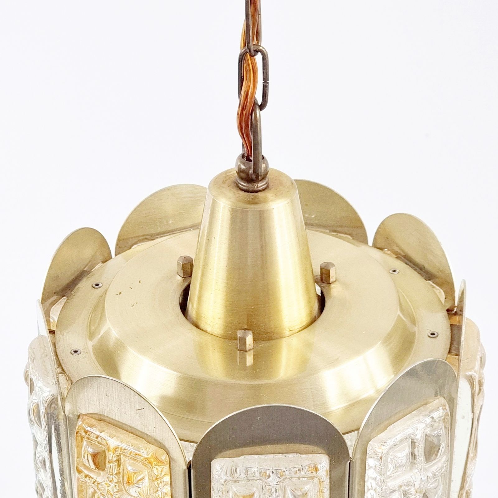 photo furniture Mid Century Scandinavische Glazen Plafondlamp Van Vitrika, Denemarken, Jaren 1960