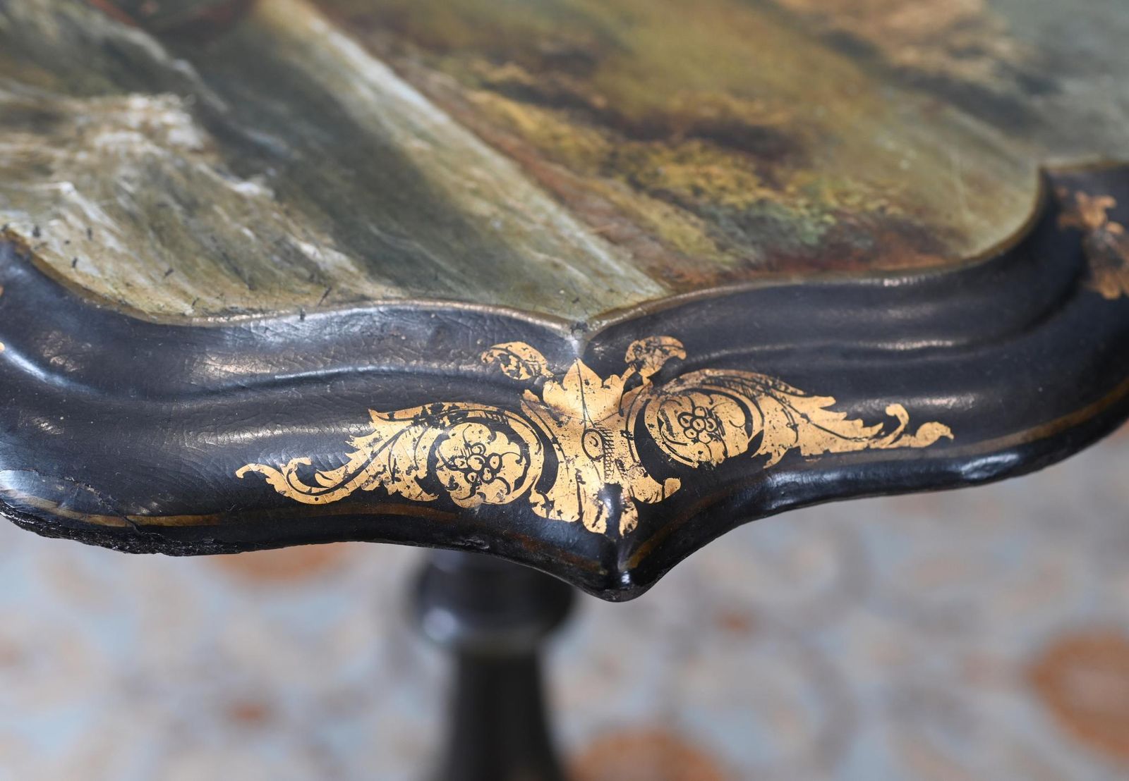 Victorian Painted Side Table 1880 Osbourne House Queen Victoria photo buy