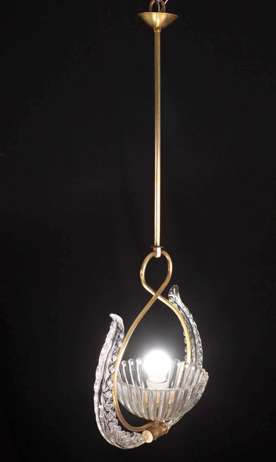Elegant Art Decò Barovier And Toso Chandelier, 1940s photo 1128.0