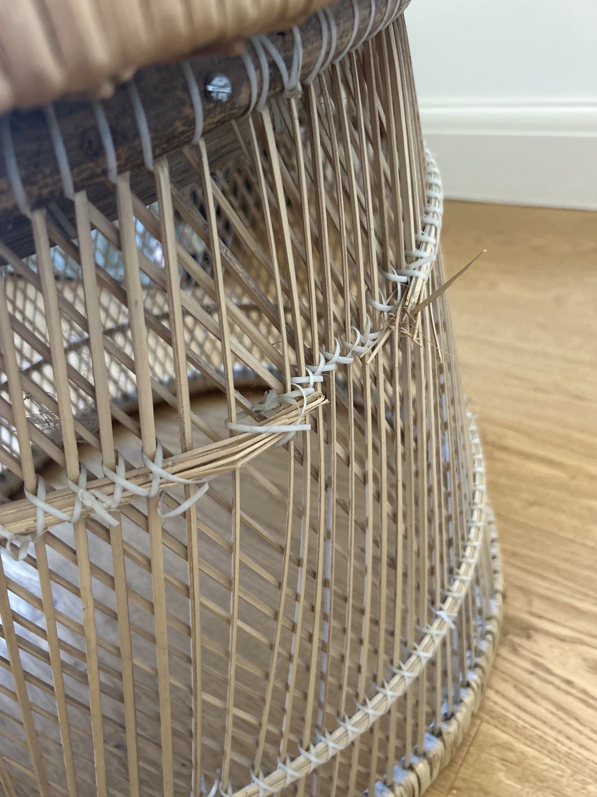 Original Mid Century Peacock Chair photo for sale