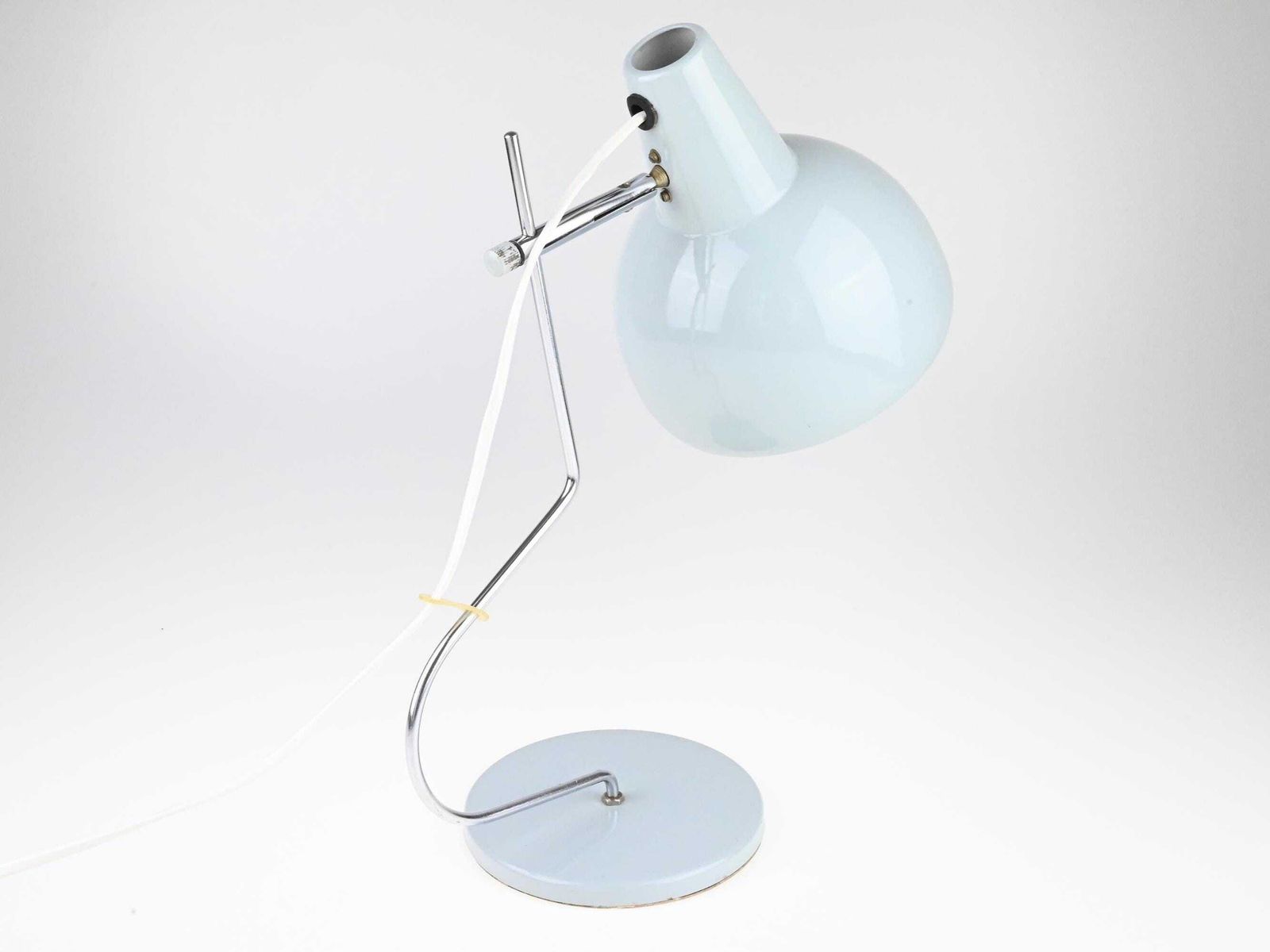 Mid Century Lamp, Table Lamp, Gray Lamp, Mid Century Lighting, Desk Lamp, Josef Hurka Lamp, Vintage Lamp, Table Light, Hurka Lidokov photo vintage