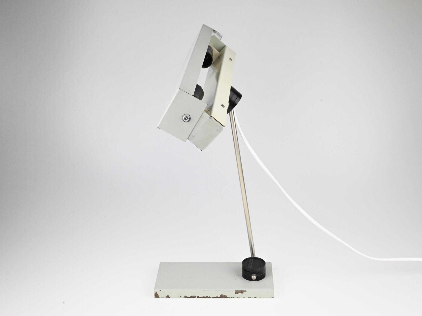 Vintage Veb German Desk Lamp, Veb Lamp, Vintage Table Lamp, Industrial Lamp, Desk Lamp, Mid Century Lighting, Grey Lamp, German Lamp photo Lighting