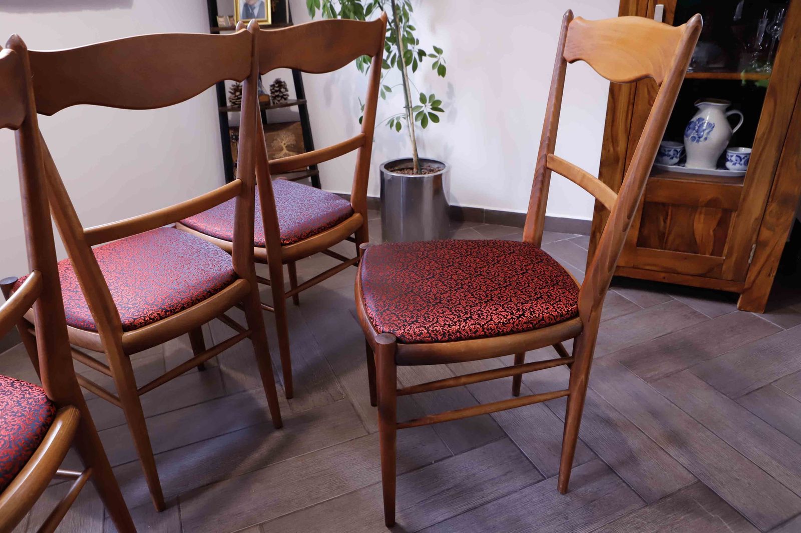 Set Of Retro Dining Chairs – Dřevotvar Jablonné Nad Orlicí photo Furniture