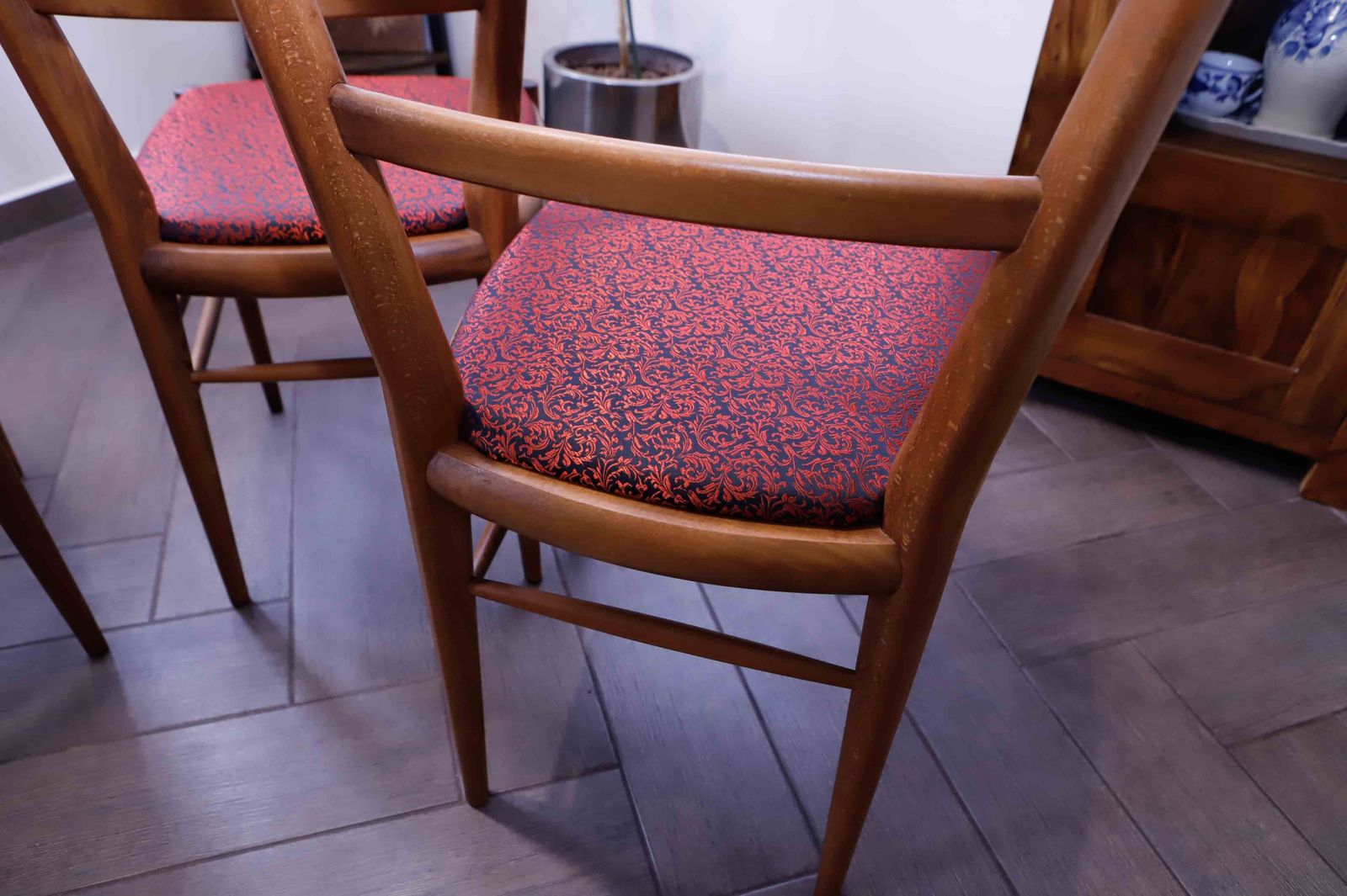 Furniture Set Of Retro Dining Chairs – Dřevotvar Jablonné Nad Orlicí photo