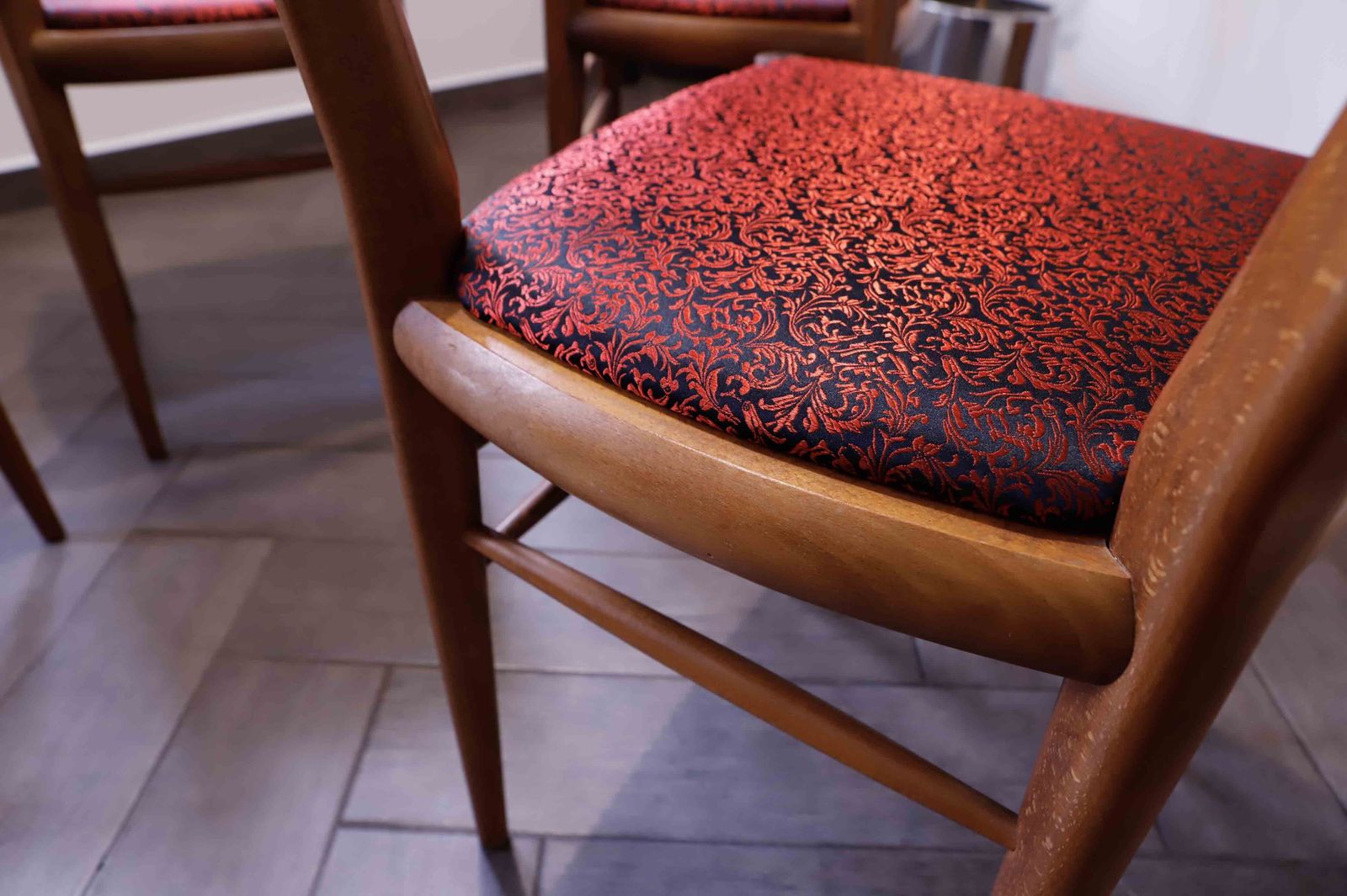 photo vinterior Set Of Retro Dining Chairs – Dřevotvar Jablonné Nad Orlicí