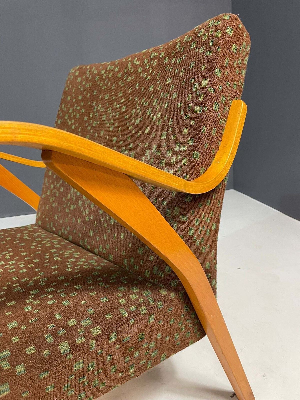 Pair Of Retro Armchairs By Jitona Soběslav, Czechoslovakia, 1970s photo vintage