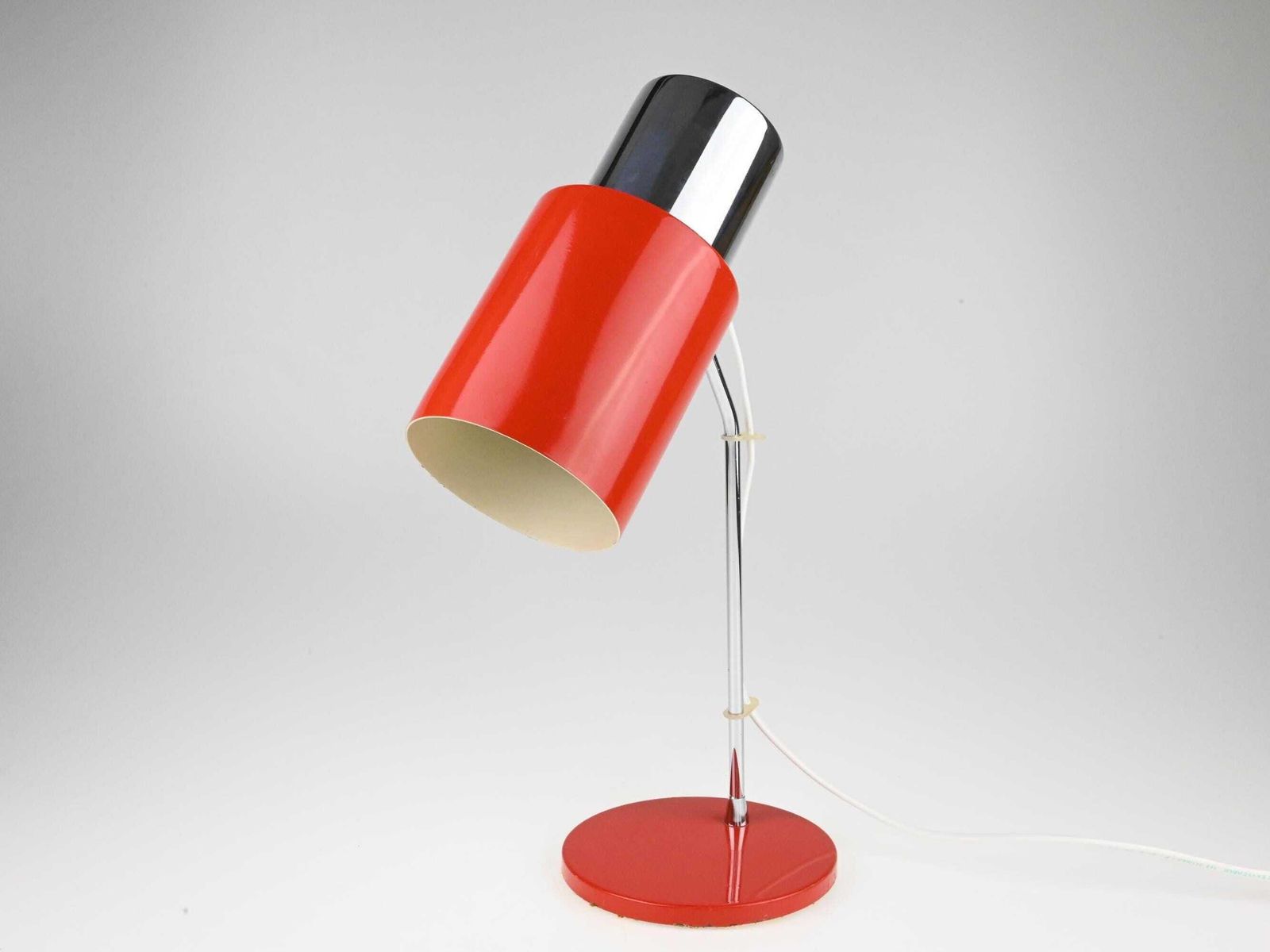 Industrial Desk Lamp, Industrial Lamp, Architect Lamp, Desk Lamp, Mid Century Lamp, Red Lamp, Table Lamp Desk Light, Vintage Lights photo buy
