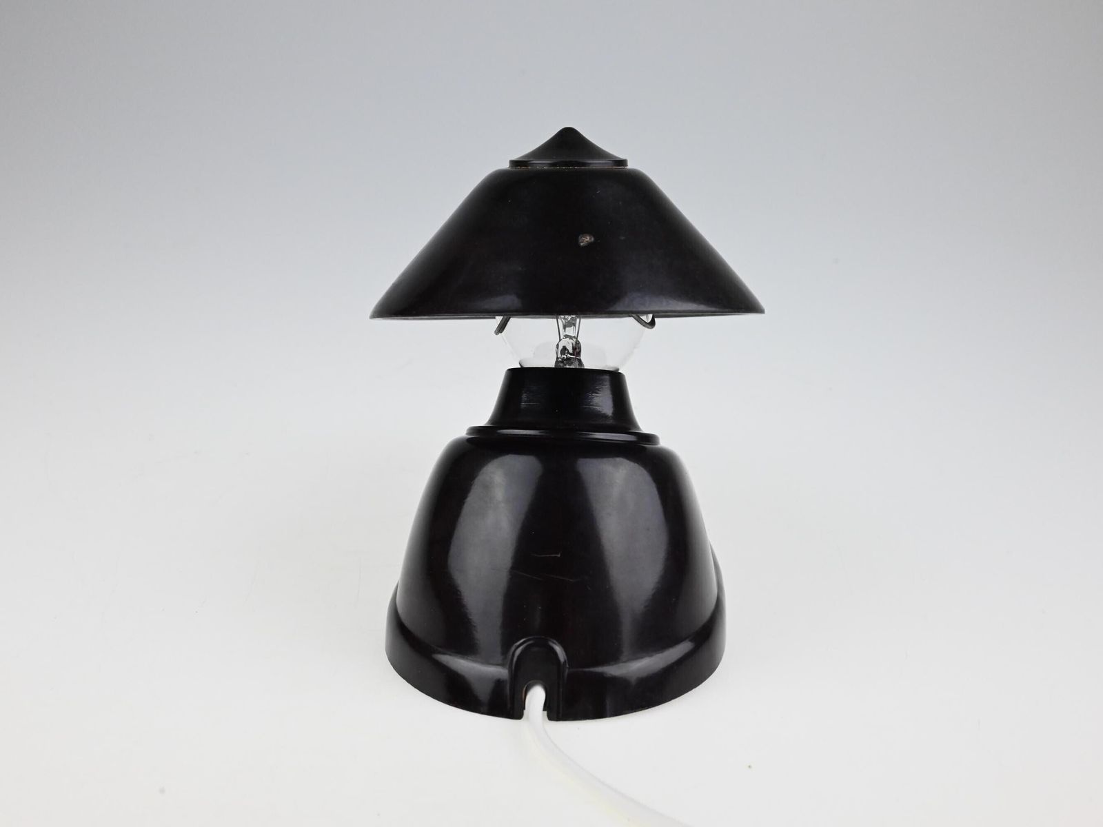 Vintage Bakelite Mushroom Lamp, Bauhaus Style, Bauhaus Lamp, Bakelite Lamp, Desk Lamp, Bedside Lamp, Art Deco Lamp, Bauhaus, Type 11641 photo for sale