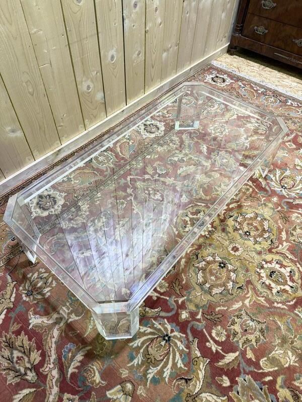 Table Basse En Altuglas Et Verre photo Garden Furniture